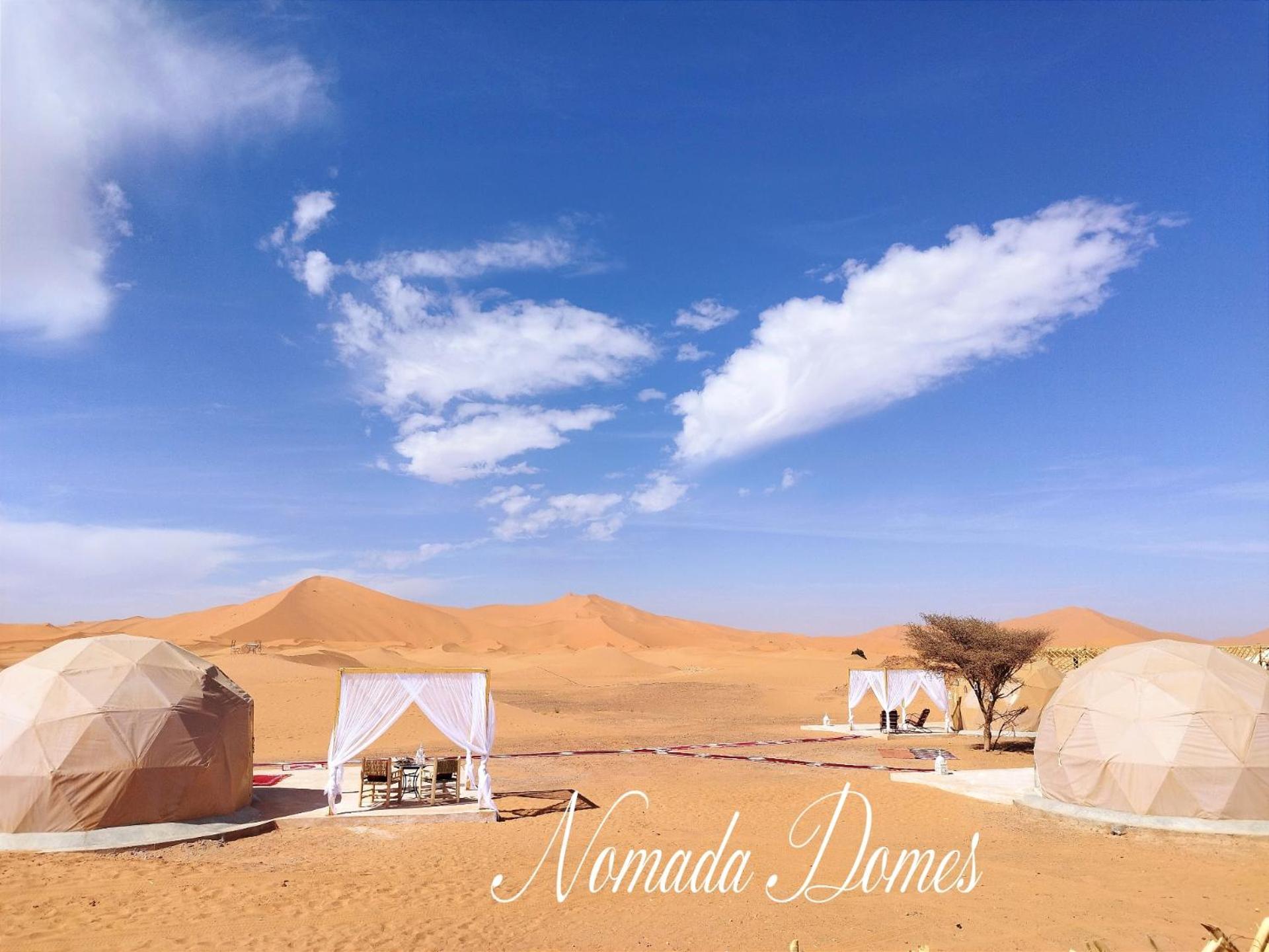 Nomada Domes Camp With Airco Hotel Merzuga Kültér fotó
