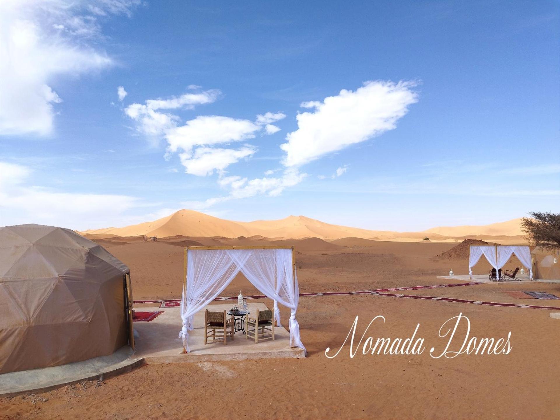 Nomada Domes Camp With Airco Hotel Merzuga Kültér fotó